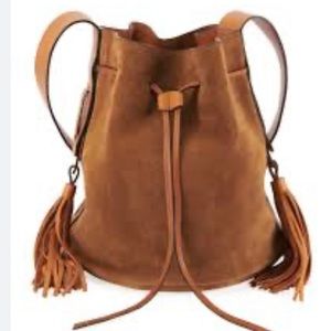 Suede bucket bag by Isabel Marant